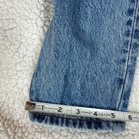 Levi's 501 Jeans Women's W28xL30 Worn & Soft Tapered Leg Button Fly - Picture 6 of 9
